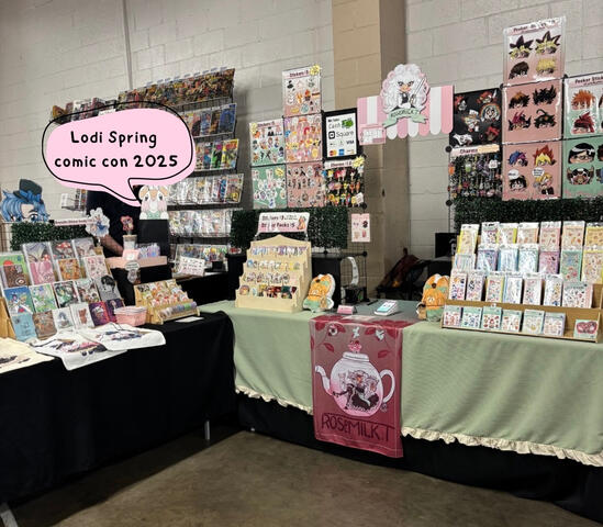 Lodi comic con 2025 10x10 Vendor Space