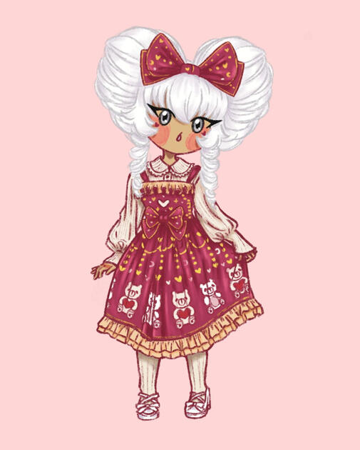 Rose Valentine Dress